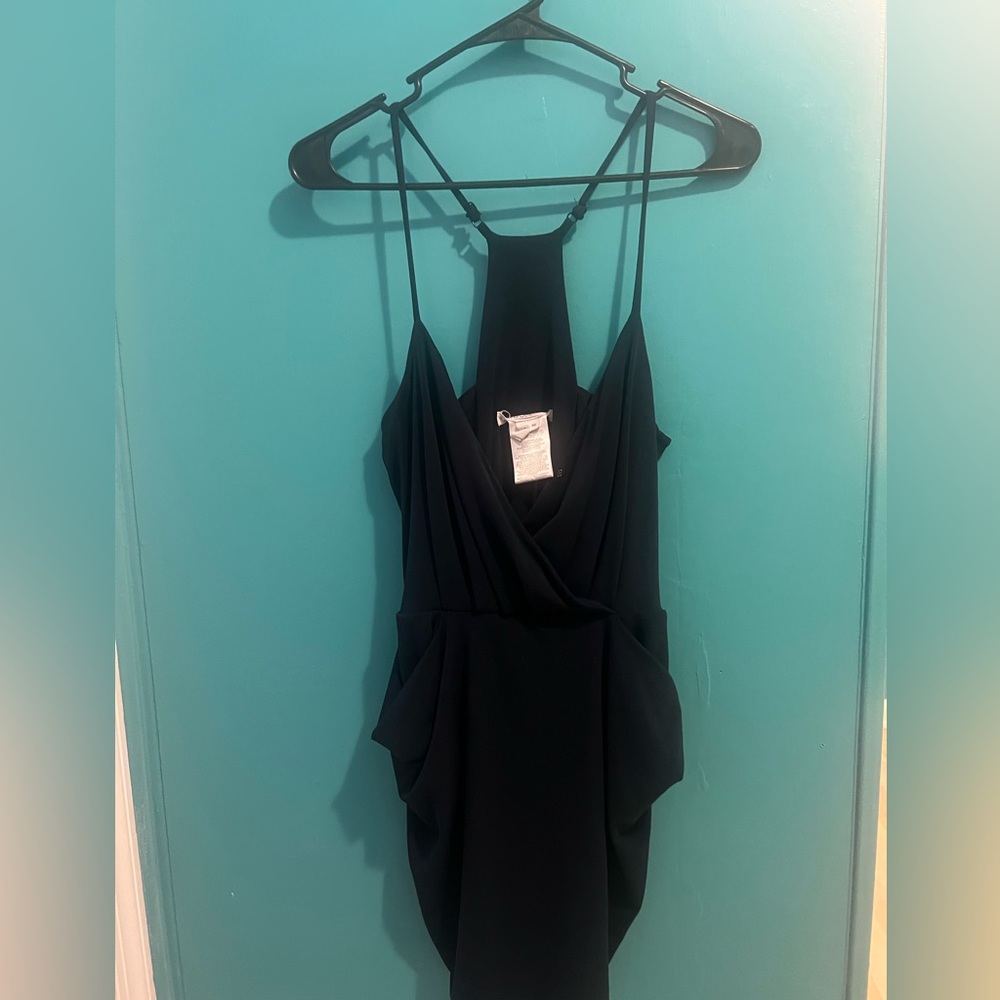 Bcbg generation navy blue wrap dress
